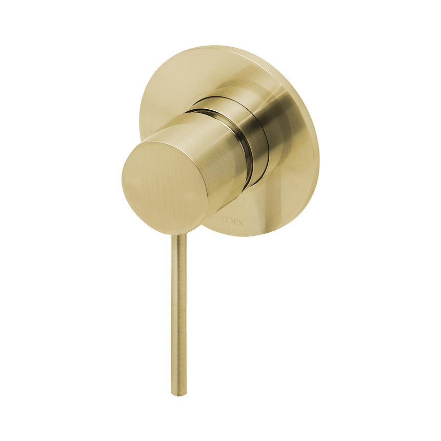 Phoenix Vivid Slimline SwitchMix Shower / Wall Mixer Brushed Gold, additional product view