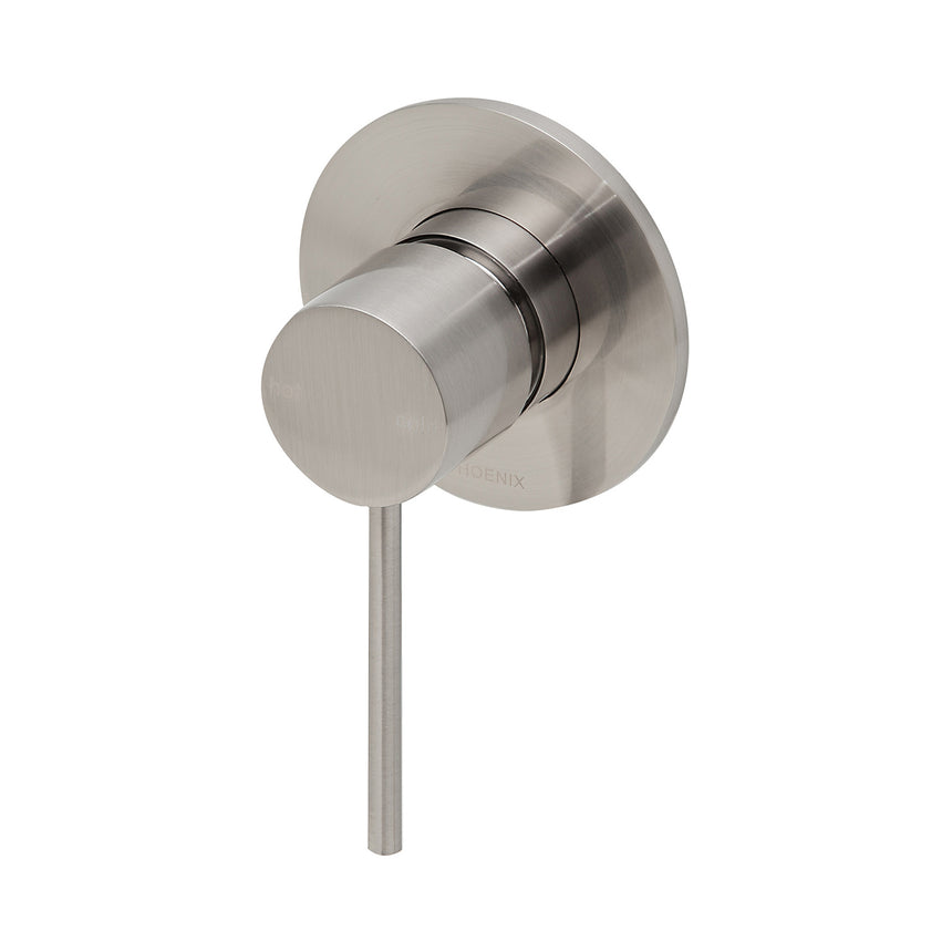 Phoenix Vivid Slimline SwitchMix Shower / Wall Mixer Fit-Off Kit Brushed Nickel, additional product view
