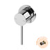 Phoenix Vivid Slimline SwitchMix Shower / Wall Mixer 60mm Backplate Fit-Off Kit Chrome