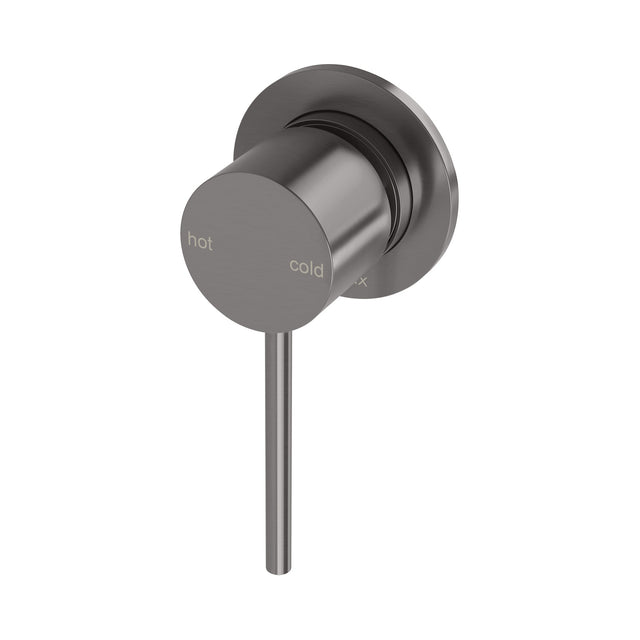 Phoenix Vivid Slimline SwitchMix Shower / Wall Mixer 60mm Backplate Brushed Carbon, product view