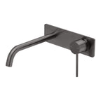 Phoenix Vivid Slimline SwitchMix Wall Basin / Bath Mixer Set 230mm Brushed Carbon