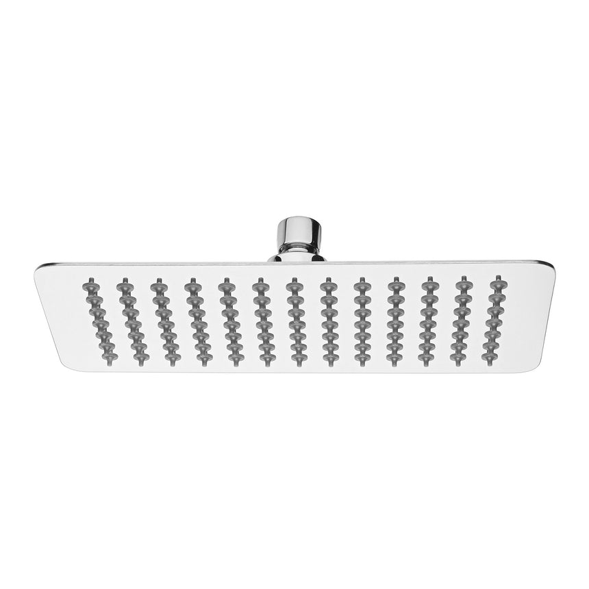 Phoenix Vivid Slimline Shower Rose 250 x 150mm Rectangle Stainless Steel, product view