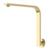 Phoenix Vivid Slimline High-Rise Shower Arm Round Plate Brushed Gold
