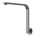 Phoenix Vivid Slimline High-Rise Shower Arm Round Plate Brushed Carbon