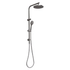 Phoenix Vivid Slimline Twin Shower Brushed Carbon