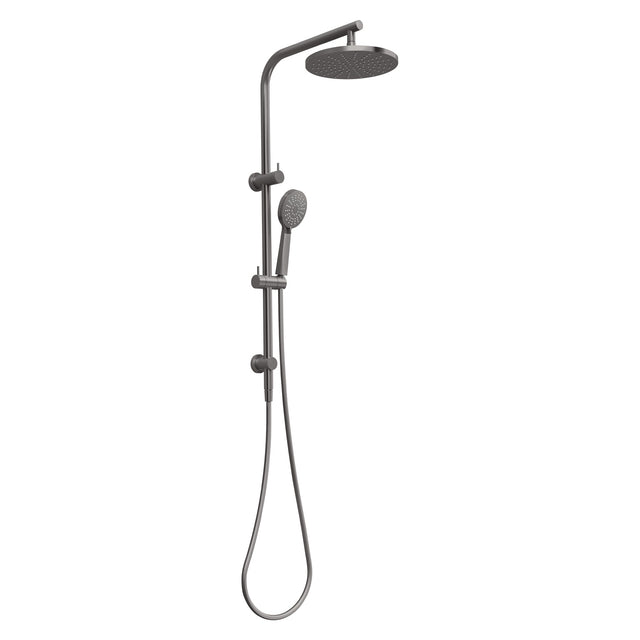 Phoenix Vivid Slimline Twin Shower Brushed Carbon, product view