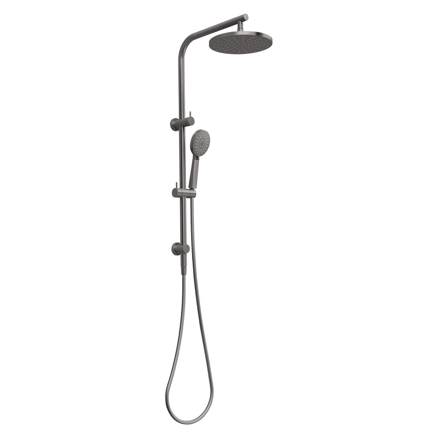 Phoenix Vivid Slimline Twin Shower Brushed Carbon, product view
