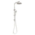 Phoenix Vivid Slimline Twin Shower Brushed Nickel
