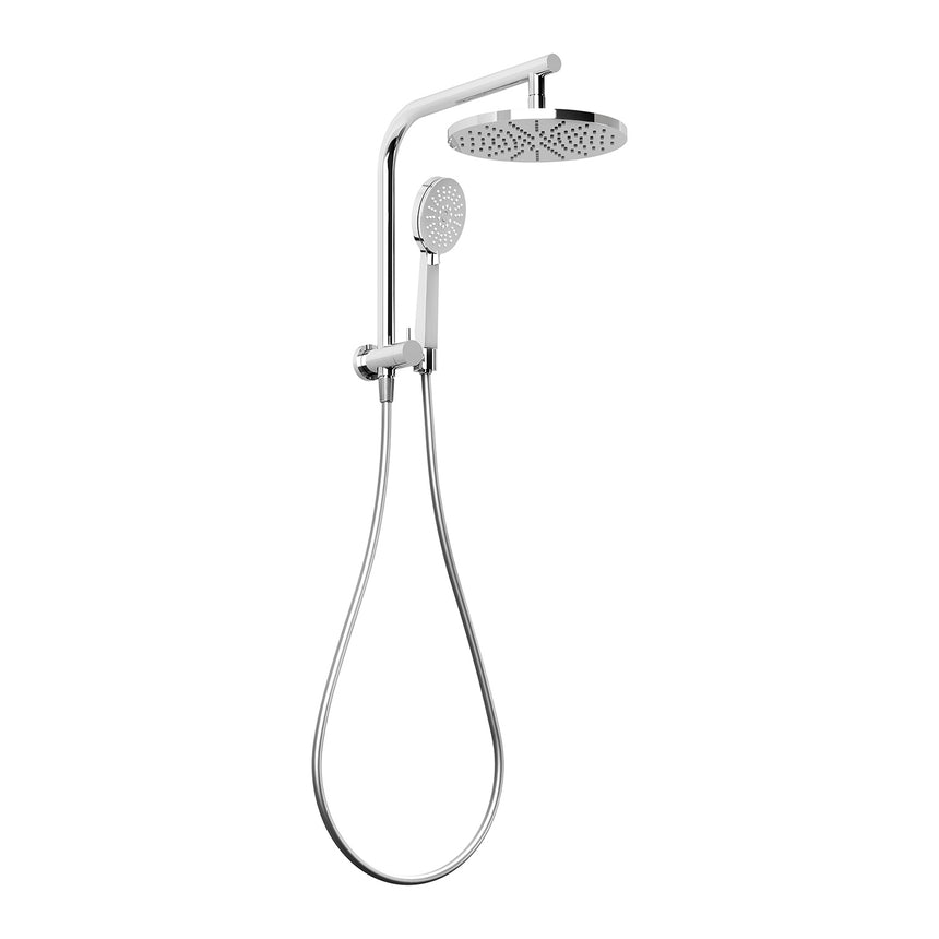 Phoenix Vivid Slimline Compact Twin Shower Chrome, product view