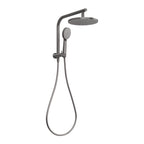 Phoenix Vivid Slimline Compact Twin Shower Brushed Carbon