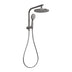 Phoenix Vivid Slimline Compact Twin Shower Brushed Carbon