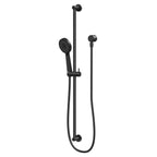 Phoenix Vivid Slimline Extended Rail Shower Matte Black