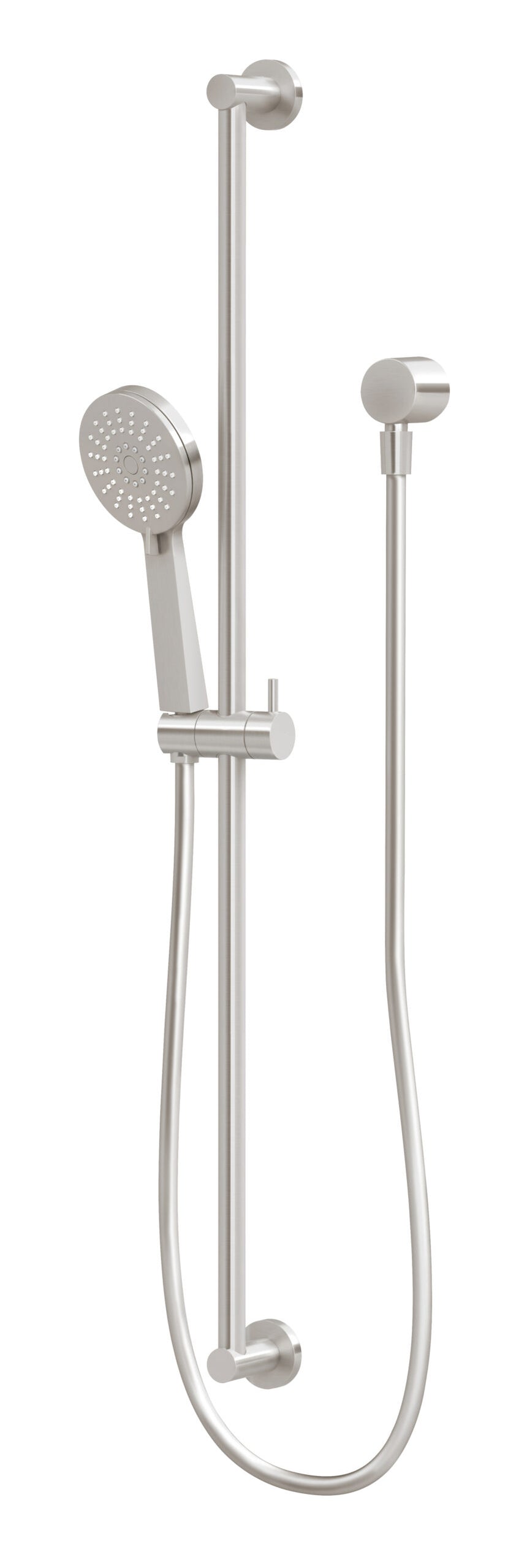 Phoenix Vivid Slimline Extended Rail Shower Brushed Nickel, additional product view