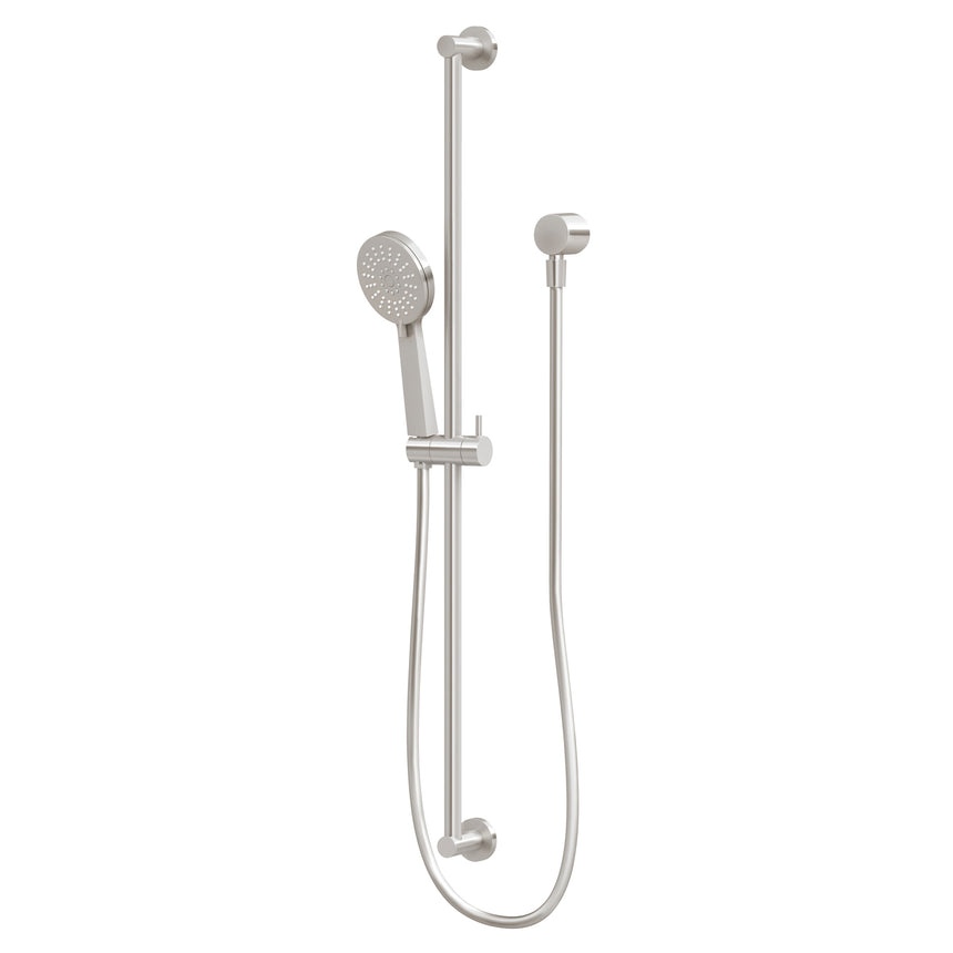 Phoenix Vivid Slimline Extended Rail Shower Brushed Nickel, product view