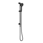 Phoenix Vivid Slimline Water Through Rail Shower Matte Black