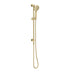 Phoenix Vivid Slimline Water Through Rail Shower Brushed Gold