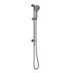 Phoenix Vivid Slimline Water Through Rail Shower Brushed Carbon