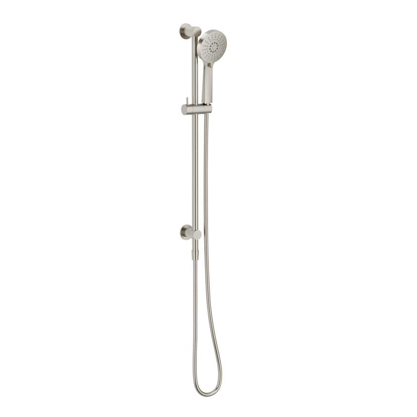 Phoenix Vivid Slimline Water Through Rail Shower Brushed Nickel, product view