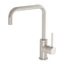 Phoenix Vivid Slimline Sink Mixer 220mm Squareline Brushed Nickel