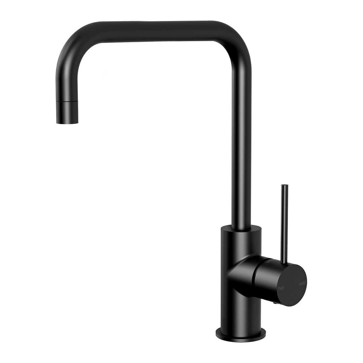 Phoenix Vivid Slimline Sink Mixer 220mm Squareline Matte Black 3D Viewer