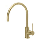 Phoenix Vivid Slimline Sink Mixer 220mm Gooseneck Brushed Gold