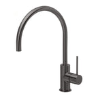 Phoenix Vivid Slimline Sink Mixer 220mm Gooseneck Brushed Carbon