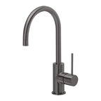 Phoenix Vivid Slimline Sink Mixer 160mm Gooseneck Brushed Carbon