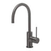 Phoenix Vivid Slimline Sink Mixer 160mm Gooseneck Brushed Carbon