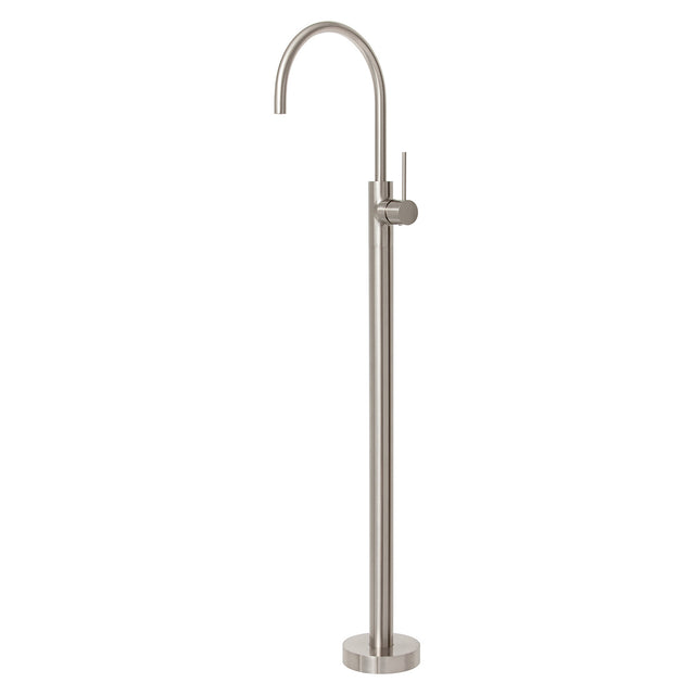Phoenix Vivid Slimline Floor Mounted Bath Mixer Brushed Nickel, product view
