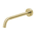 Phoenix Vivid Slimline Basin Outlet 230mm Curved Brushed Gold