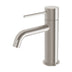 Phoenix Vivid Slimline Basin Mixer Curved Outlet Brushed Nickel