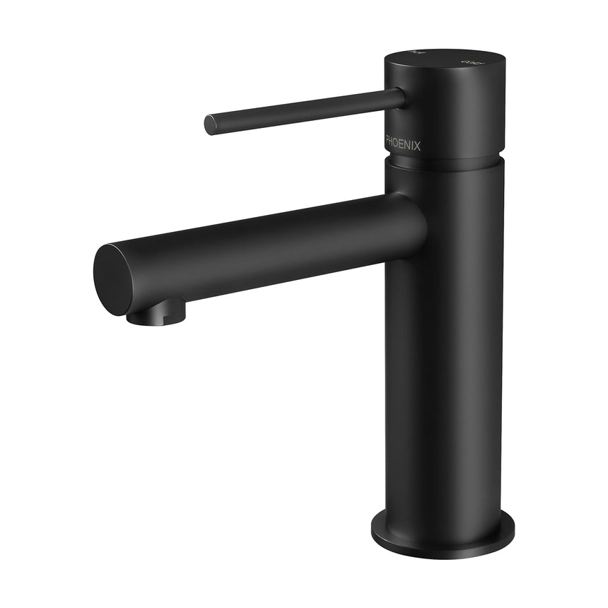 Phoenix Vivid Slimline Basin Mixer Matte Black, product view