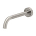 Phoenix Vivid Slimline Wall Bath Outlet 180mm Curved Brushed Nickel