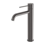 Phoenix Vivid Slimline Vessel Mixer Curved Outlet Brushed Carbon
