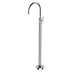 Phoenix Vivid Slimline Oval Floor Mounted Bath Mixer Chrome