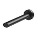 Phoenix Vivid Slimline Oval Wall Basin Outlet 180mm Matte Black