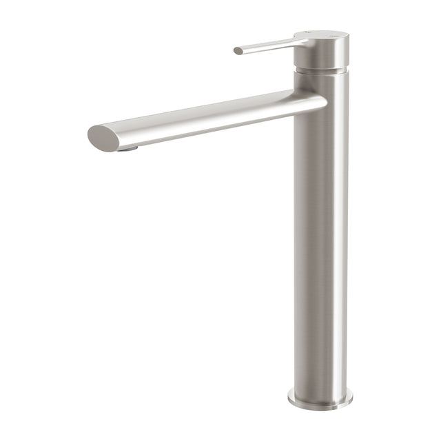 Phoenix Vivid Slimline Oval Vessel Mixer Brushed Nickel, product view