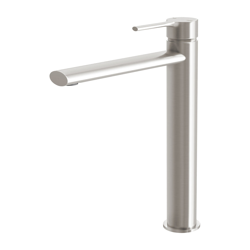 Phoenix Vivid Slimline Oval Vessel Mixer Brushed Nickel, product view