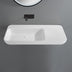 Rocca Solid Surface Wall Hung Basin 900x400x120mm Matte White