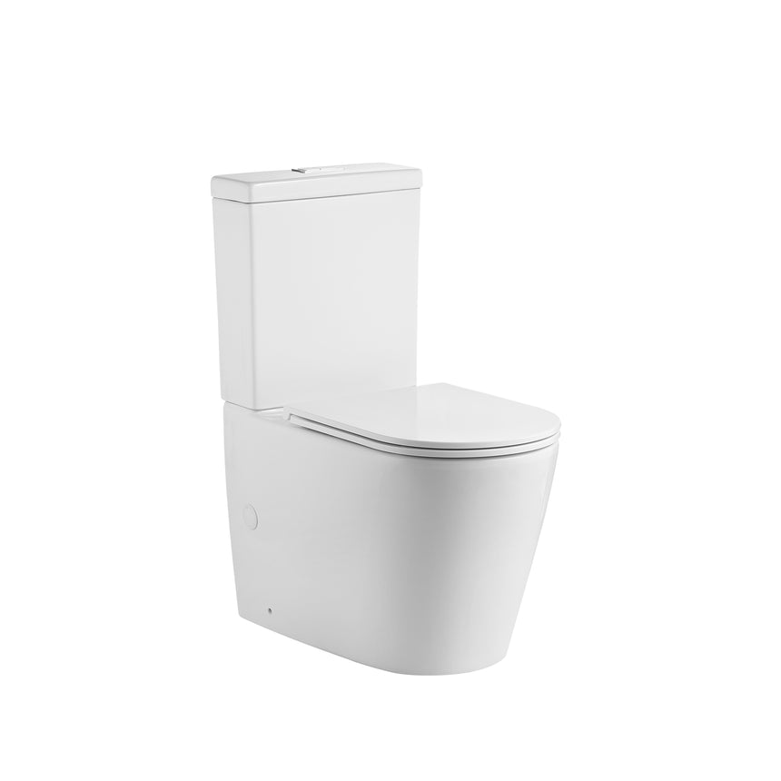 Lukka Amos Toilet Suite Matte White by Tilemall