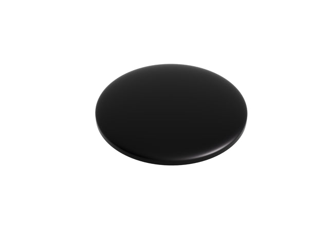 Lukka solid surface bathtub waste cap in matt black by Tilemall