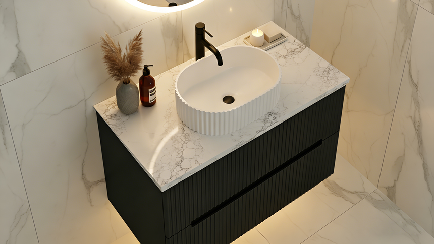Calacatta White Zero Silica Engineer Stone 1500mm
