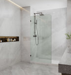 Covey CVP017 Frameless Curved Corner Shower Panel