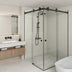 Covey CVP033 Frameless Corner Entry Double Sliding Shower Screen