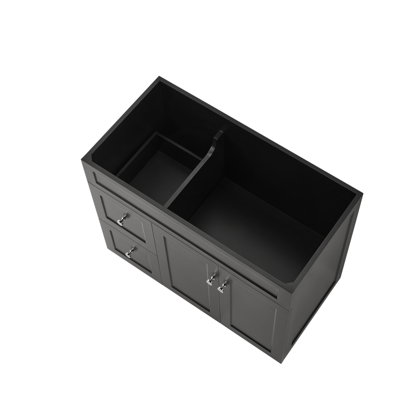 Harold Federation Free Standing Cabinet Matte Black