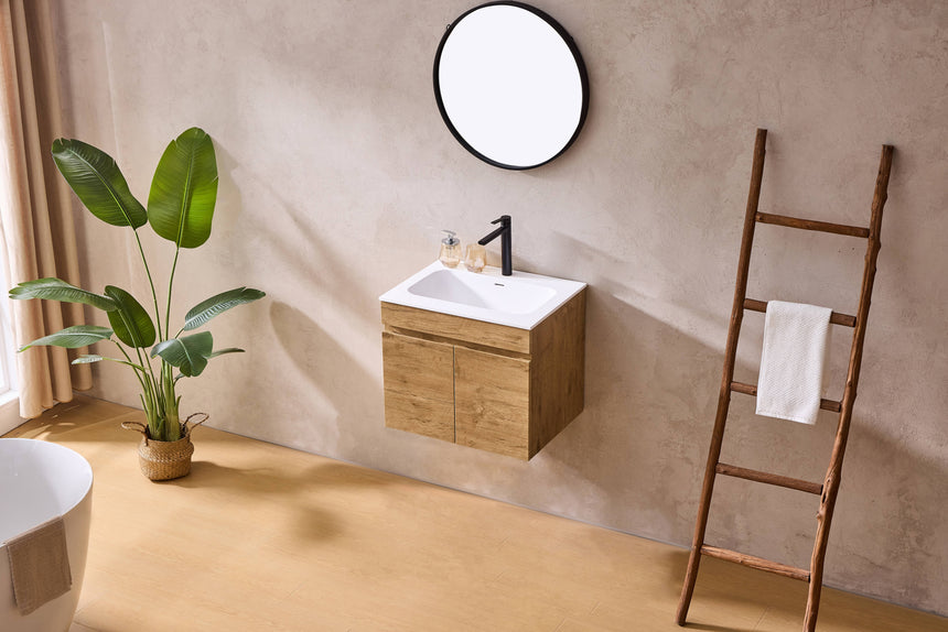 Camden Modern Wall Hung Cabinet Prime Oak
