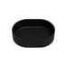 Ellips Fluted Solid Surface Above Counter Basin 480x345mm Matte Black