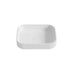 Jasper Fluted Solid Surface Above Counter Basin 500x350mm Gloss White