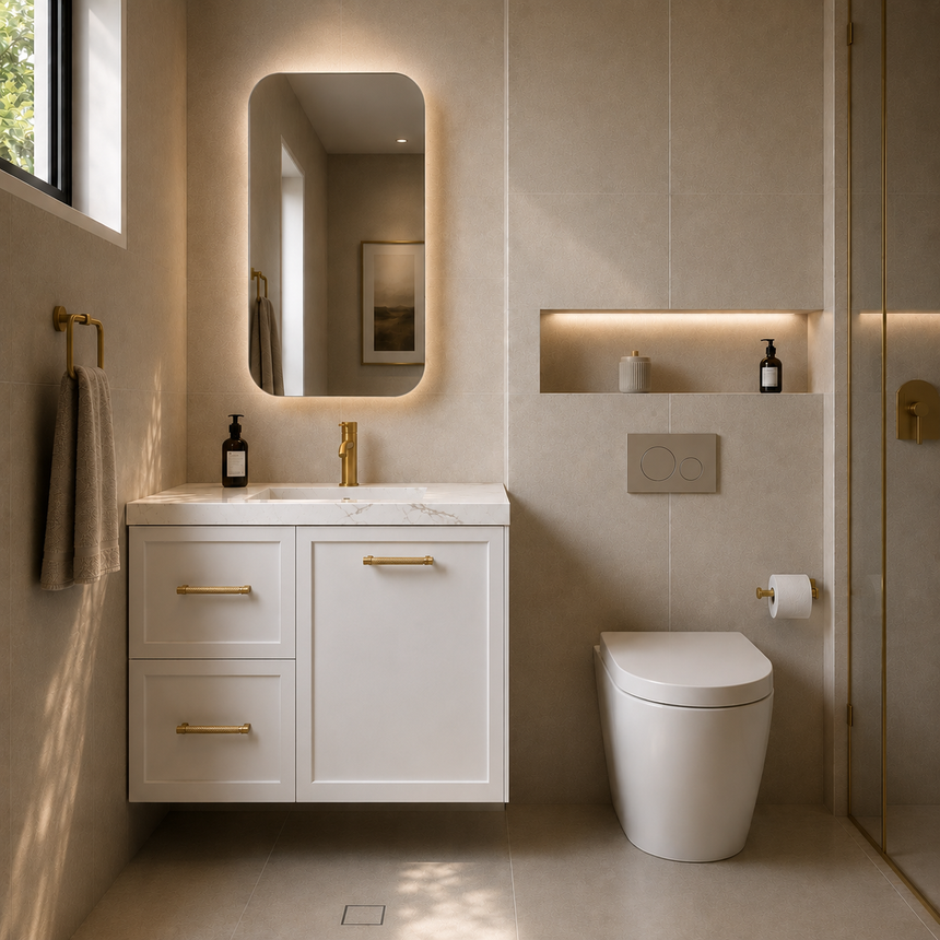 Kingsley Federation Wall Hung Cabinet Matte White