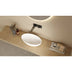 Kirra Solid Surface Above Counter Basin 528x309mm Matte White